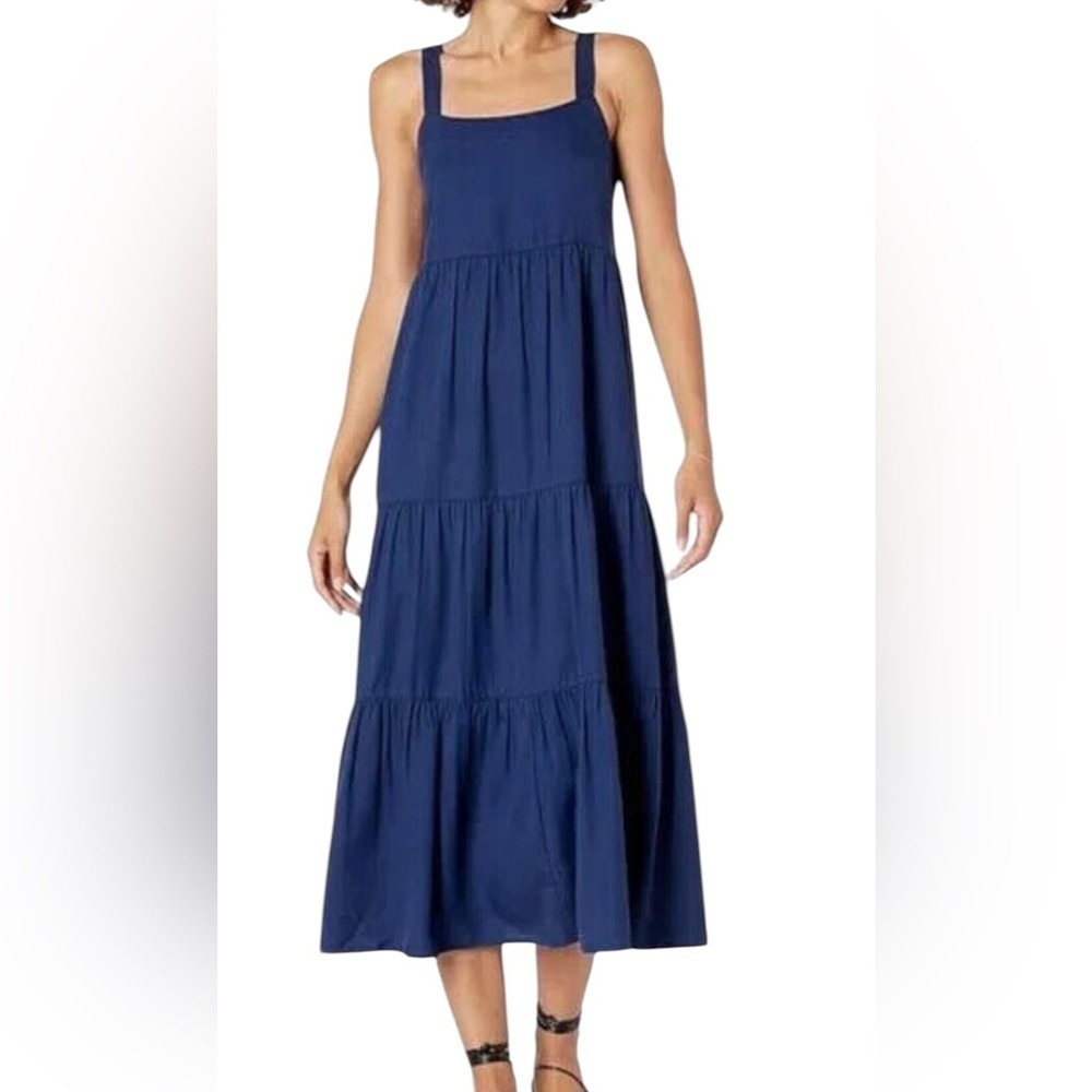 The Drop Women's Britt Tiered Maxi Tent Dress SIZE Small I#140